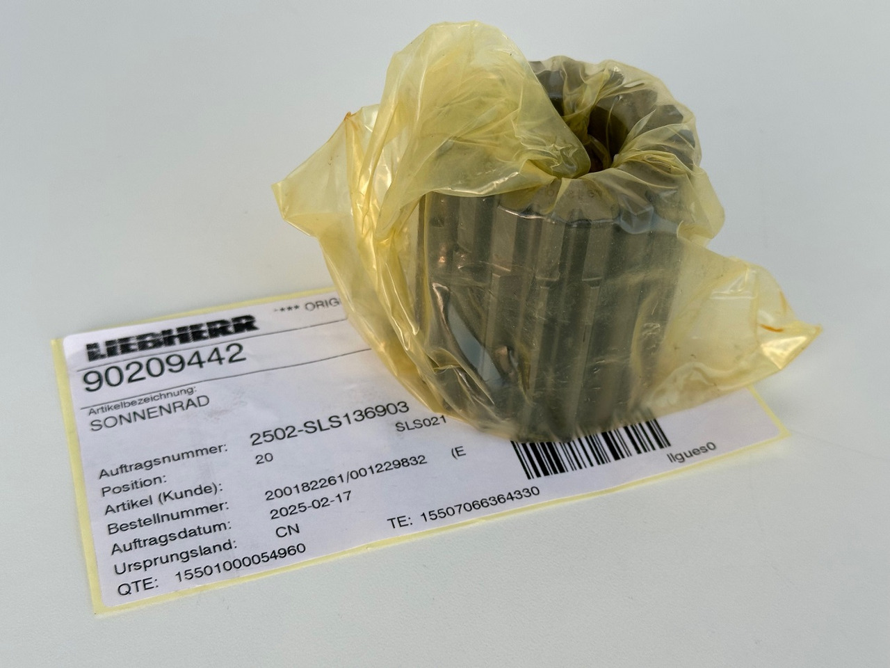 Liebherr Sonnenrad ID-Nr.9443047 - ID-Nr.944304703 - ID-Nr.90209442. A914 B,A914 C,A924,A932,A934,LH30,LH35,P924 C,E932,P914,P924 COMP,R906,R914,R916,R924,R926,R930 T,R932,R934,R944. #90209442.02.10# - Reductor de rotire pentru Utilaje constructii: Foto 5 Liebherr Sonnenrad ID-Nr.9443047 - ID-Nr.944304703 - ID-Nr.90209442. A914 B,A914 C,A924,A932,A934,LH30,LH35,P924 C,E932,P914,P924 COMP,R906,R914,R916,R924,R926,R930 T,R932,R934,R944. #90209442.02.10# - Reductor de rotire pentru Utilaje constructii: Foto 5