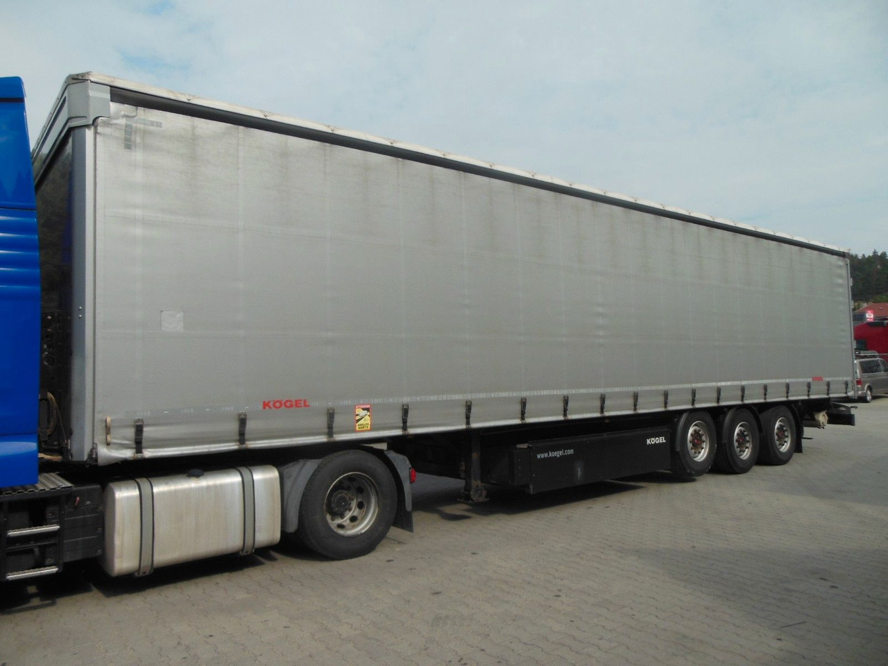 Semiremorcă prelată Kögel SN 24, SAF, PALETTEN BOX,: Foto 1