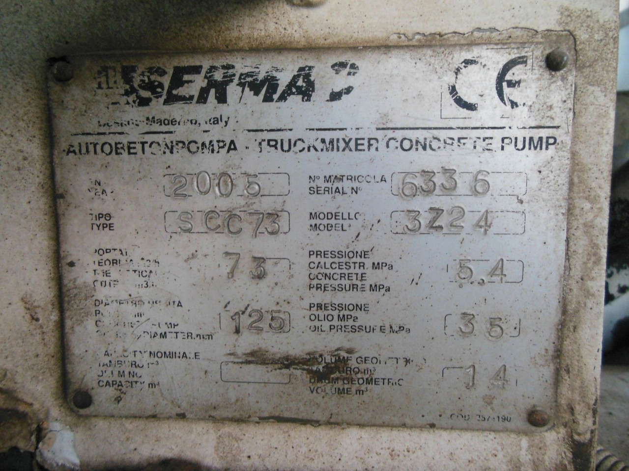 Autopompă de beton MAN TGA 35.410, 8X4, MIX + PUMPE 24M: Foto 15