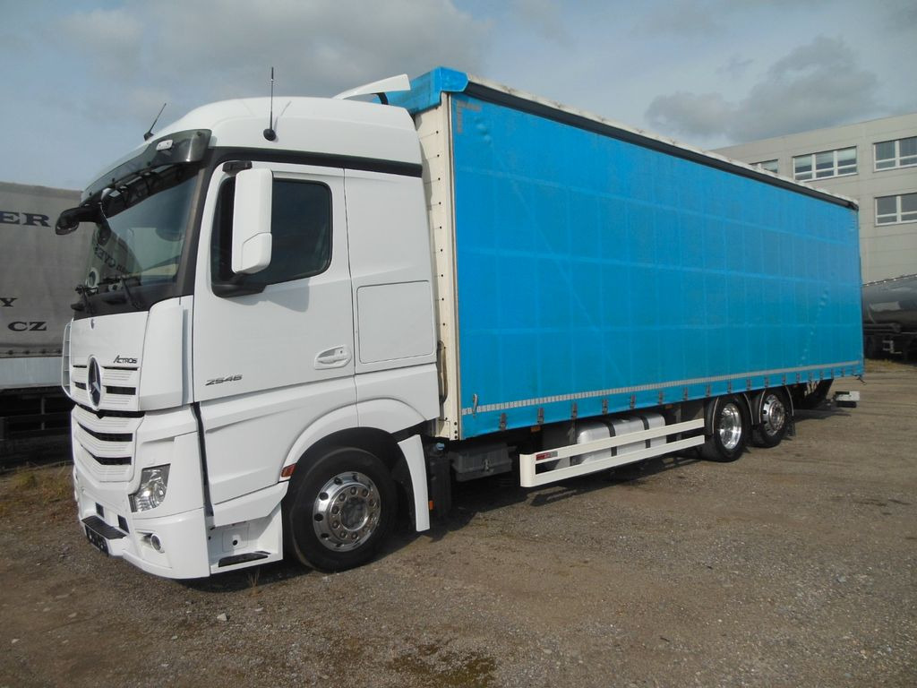 Mercedes-Benz ACTROS 2546, 24 PALETTEN, LBW, ALU FELGEN, TOP!! - Camion cu prelată: Foto 1 Mercedes-Benz ACTROS 2546, 24 PALETTEN, LBW, ALU FELGEN, TOP!! - Camion cu prelată: Foto 1
