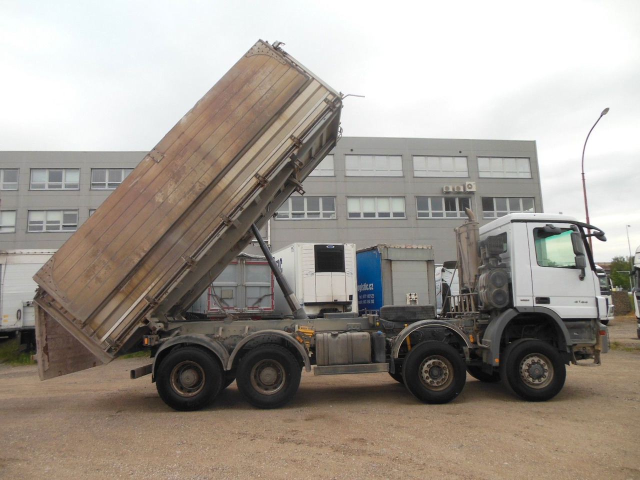 Camion basculantă Mercedes-Benz ACTROS 4144, 8X6, 3 PEDALE, MEILLER, BODRMATIC: Foto 9