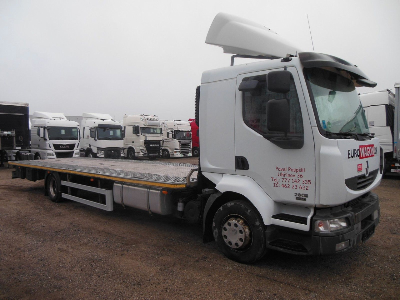 Renault Midlum 280.12 DXI, Plattform 8,5 m, Euro 5 - Camion platformă: Foto 2 Renault Midlum 280.12 DXI, Plattform 8,5 m, Euro 5 - Camion platformă: Foto 2