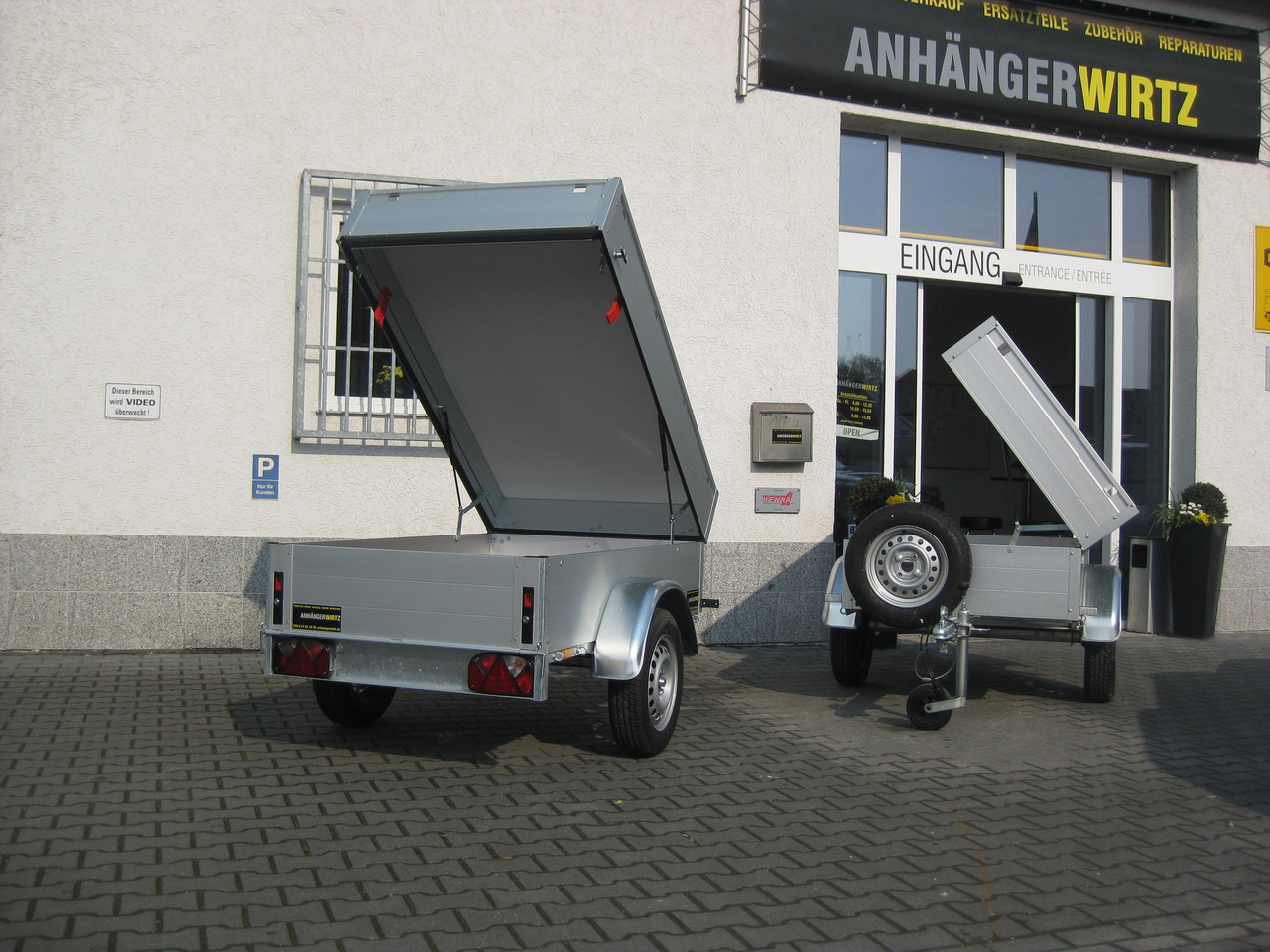 ALUBOXX Deckelanhänger GT 500 HT 181x101x48cm (XXS) 500kg - Remorca auto: Foto 3 ALUBOXX Deckelanhänger GT 500 HT 181x101x48cm (XXS) 500kg - Remorca auto: Foto 3