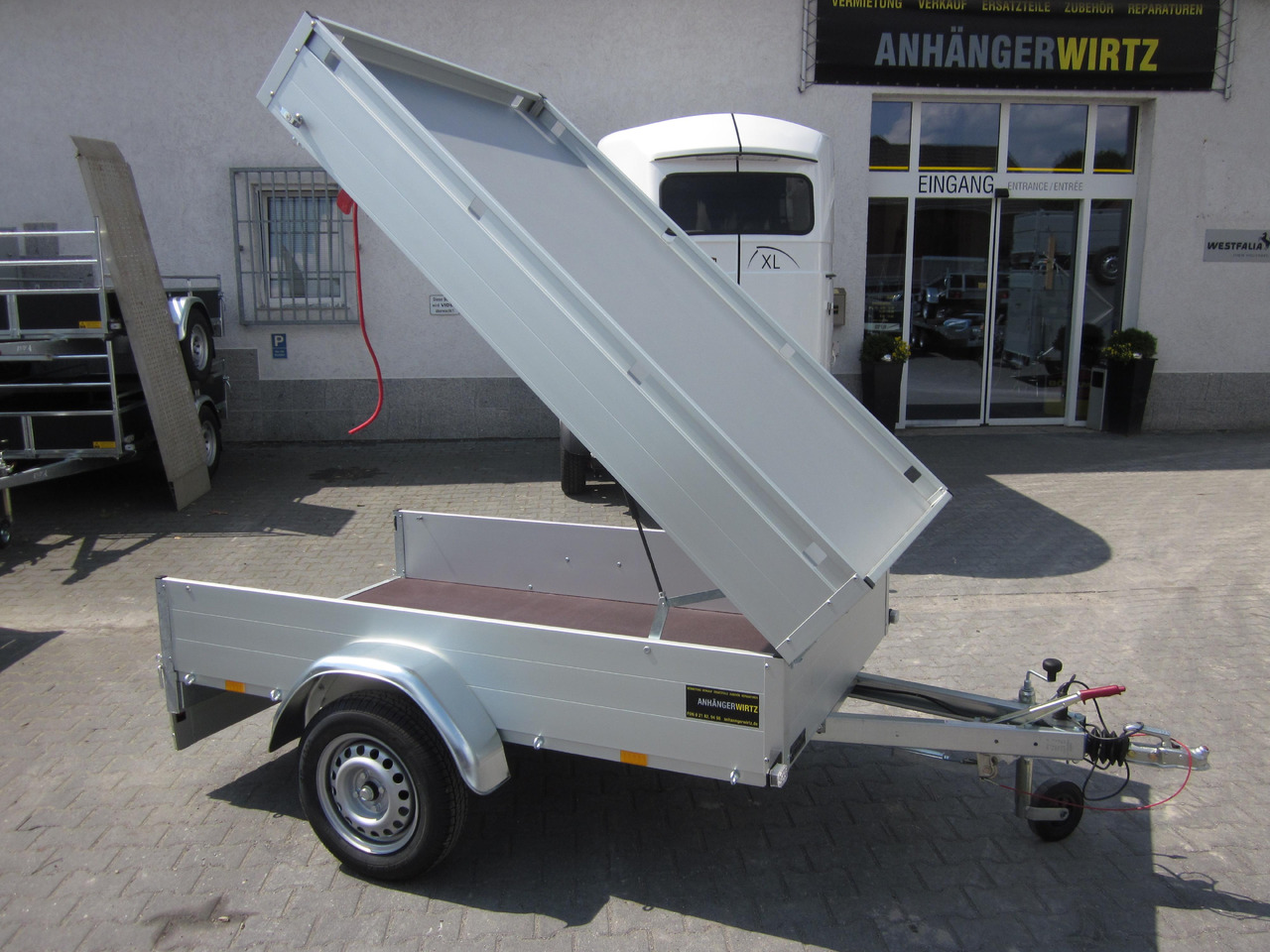 ALUBOXX Deckelanhänger GTB 1200 HT 251x126x48cm (S) 1160kg - Remorca auto: Foto 1 ALUBOXX Deckelanhänger GTB 1200 HT 251x126x48cm (S) 1160kg - Remorca auto: Foto 1