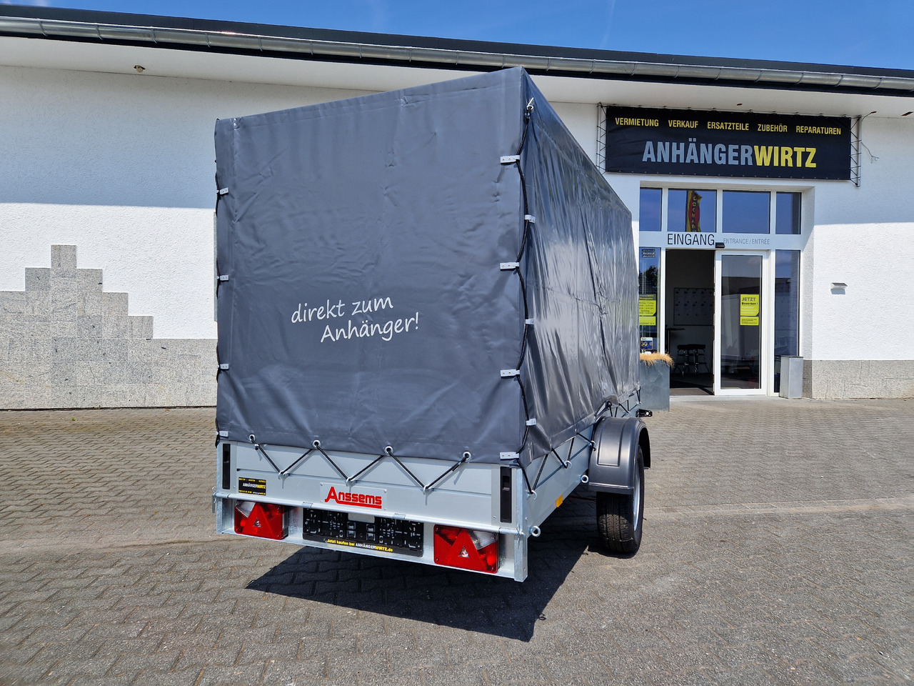 Aluliner Planen Anhänger GTB 1200 301x126x150cm +Hochplane grau schräg (M) 1200kg Aktion - Remorca auto: Foto 5 Aluliner Planen Anhänger GTB 1200 301x126x150cm +Hochplane grau schräg (M) 1200kg Aktion - Remorca auto: Foto 5