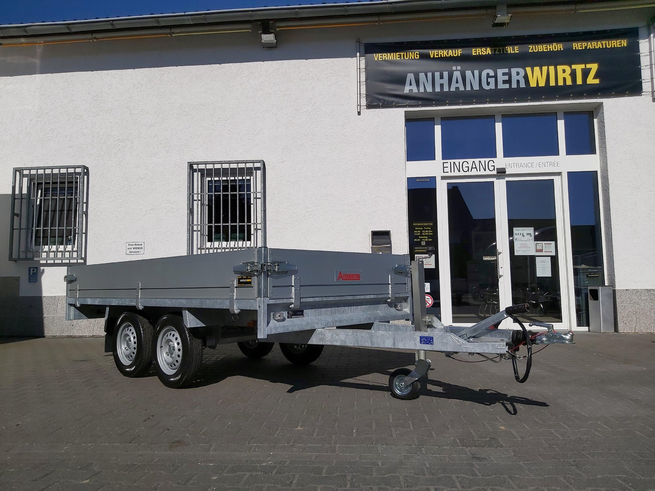 Anssems Hochlader PSX - S 2000 305x153x30cm (M) 2000kg - Remorcă platformă: Foto 4 Anssems Hochlader PSX - S 2000 305x153x30cm (M) 2000kg - Remorcă platformă: Foto 4