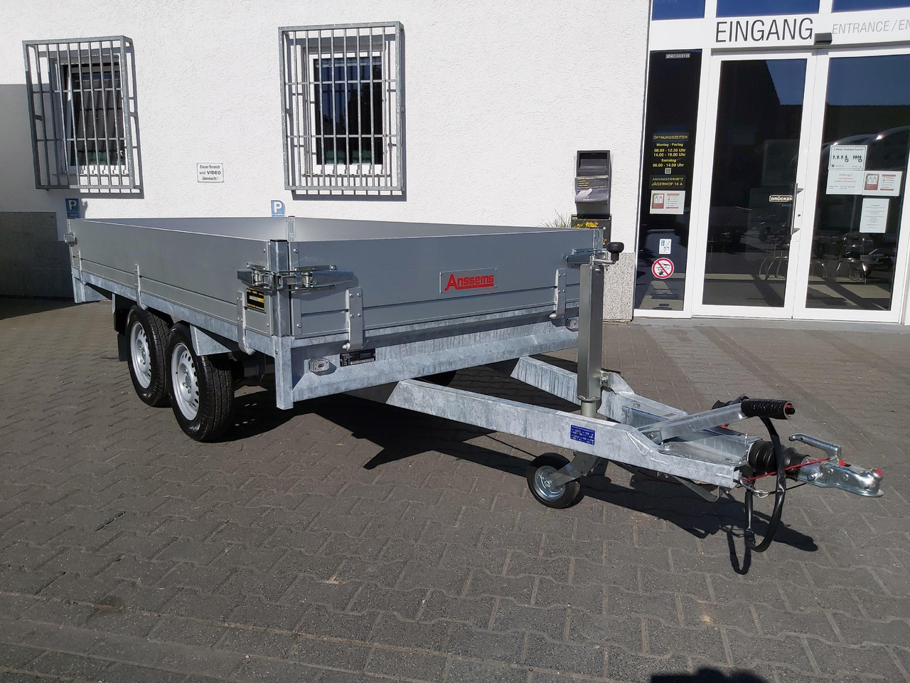 Anssems Hochlader PSX - S 2000 305x153x30cm (M) 2000kg - Remorcă platformă: Foto 5 Anssems Hochlader PSX - S 2000 305x153x30cm (M) 2000kg - Remorcă platformă: Foto 5