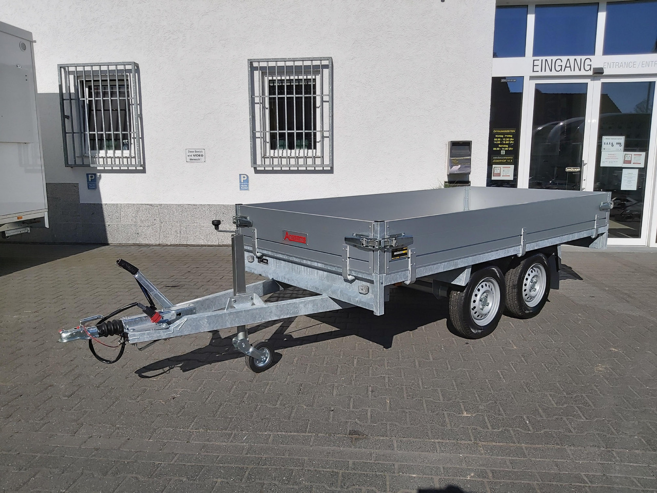 Anssems Hochlader PSX - S 2500 305x153x30cm 180cm Hochplane grau (M) 2500kg Winter AKTION - Remorcă cu prelată: Foto 5 Anssems Hochlader PSX - S 2500 305x153x30cm 180cm Hochplane grau (M) 2500kg Winter AKTION - Remorcă cu prelată: Foto 5