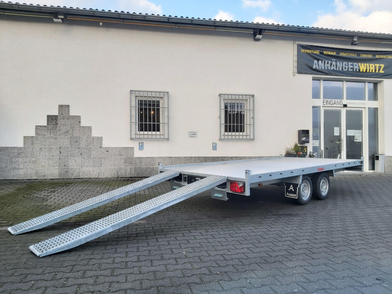 Anssems MSX 3000 Multitransporter 405x200cm Aluboden 3000kg Aktion bei Onlinekauf - Remorcă platformă: Foto 1 Anssems MSX 3000 Multitransporter 405x200cm Aluboden 3000kg Aktion bei Onlinekauf - Remorcă platformă: Foto 1