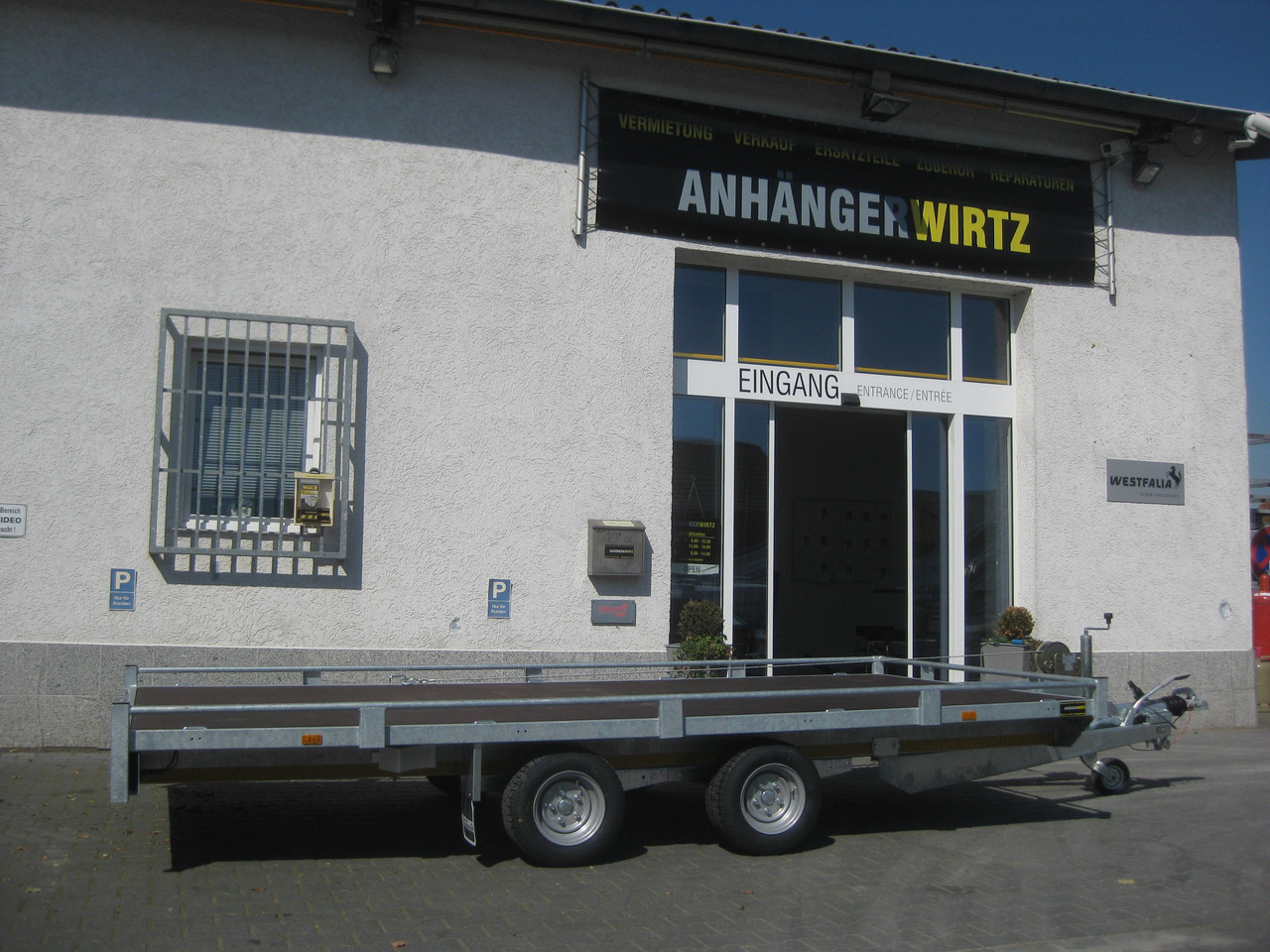 Auto Transporter 406x200cm Reling Winde Rampen Lfh 56cm 10" (XL) 2700kg Top Deal Aktion - Remorcă transport auto: Foto 3 Auto Transporter 406x200cm Reling Winde Rampen Lfh 56cm 10" (XL) 2700kg Top Deal Aktion - Remorcă transport auto: Foto 3