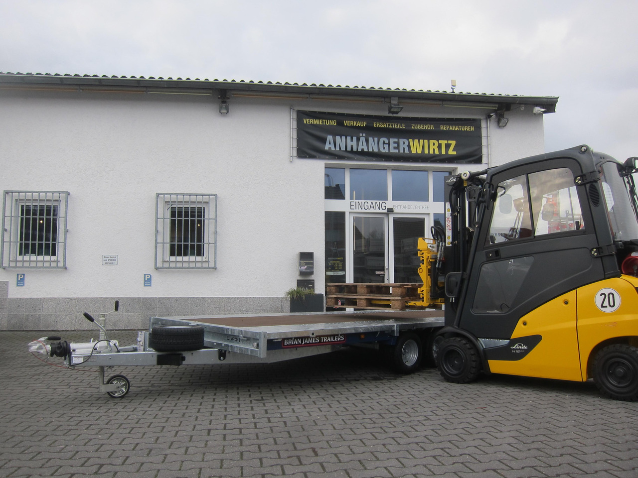 Brian James Trailer CarGO Connect 500x225cm Plateau Tridem 10" 3500kg 22 - Remorcă platformă: Foto 2 Brian James Trailer CarGO Connect 500x225cm Plateau Tridem 10" 3500kg 22 - Remorcă platformă: Foto 2