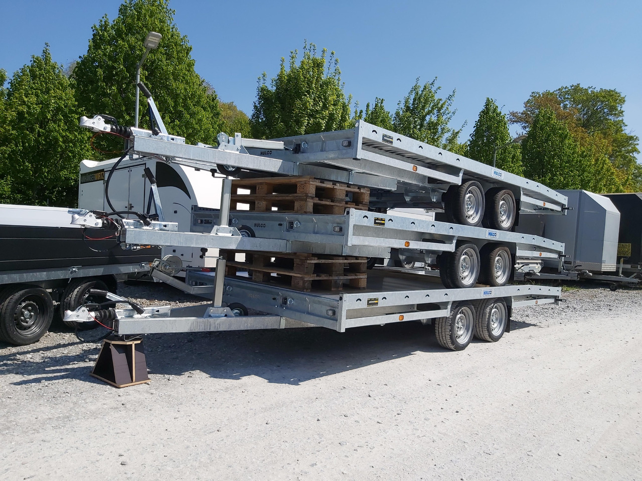 CARAX-2 3000 Multitransporter 440x207cm Aluboden Auffahrrampen 3000kg Winter Aktion - Remorcă platformă: Foto 3 CARAX-2 3000 Multitransporter 440x207cm Aluboden Auffahrrampen 3000kg Winter Aktion - Remorcă platformă: Foto 3