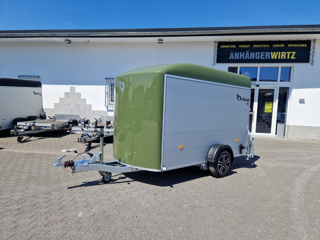 Remorca auto Cargo Roadster 400 312x164x184cm Alu Poly green Alufelgen Aluboden Pullman 1300kg 100km/H: Foto 21