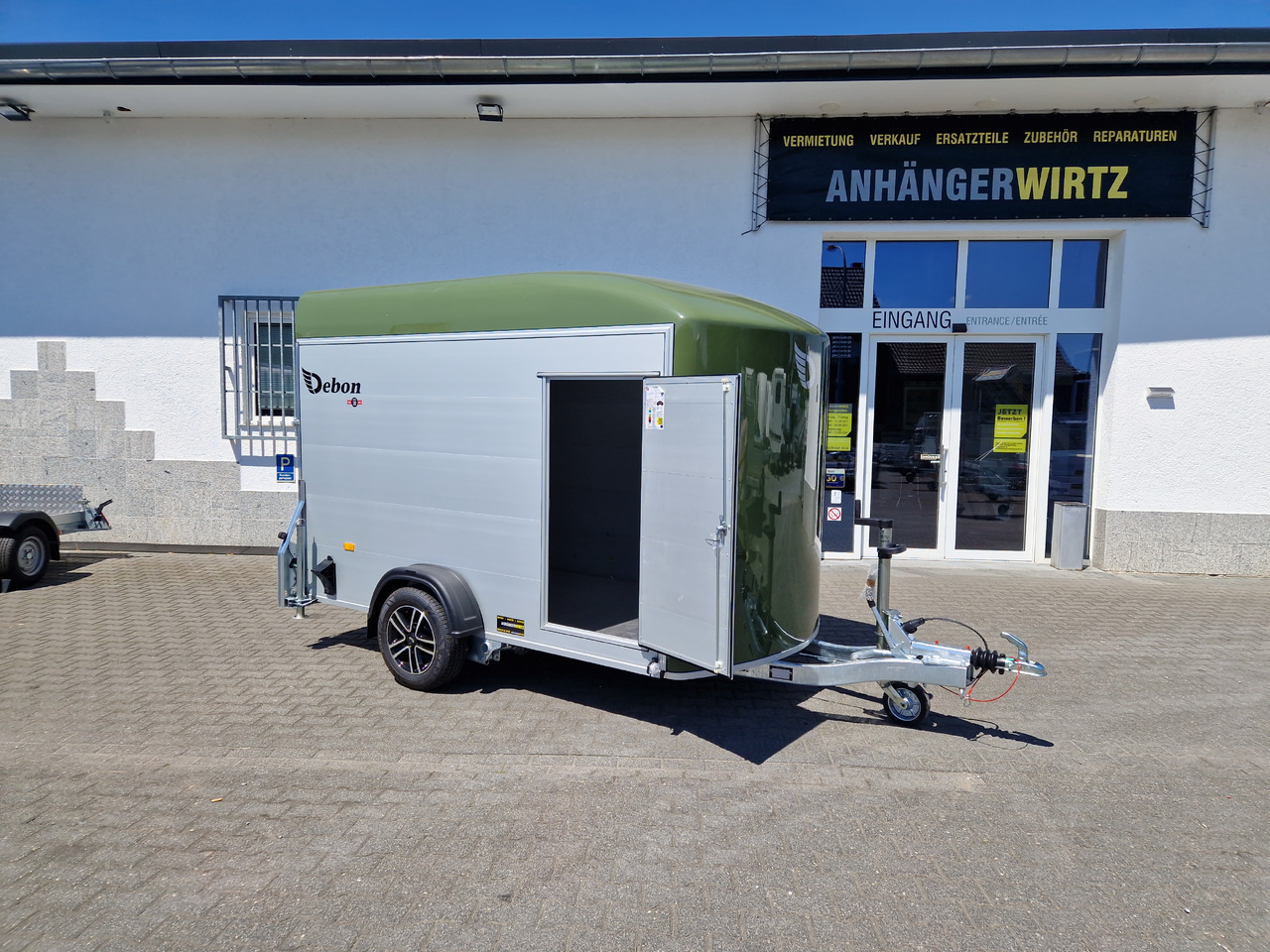 Remorca auto Cargo Roadster 400 312x164x184cm Alu Poly green Alufelgen Aluboden Pullman 1300kg 100km/H: Foto 15