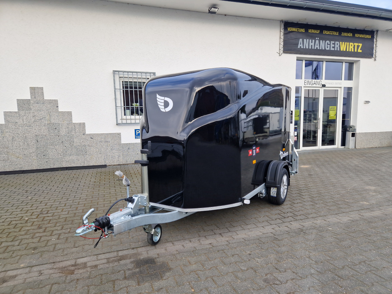 Remorcă furgon Debon Cargo 1300 300x152x168cm black Seitentür Alufelgen darkl Pullman II 100km/H 1300kg Modell 25: Foto 11