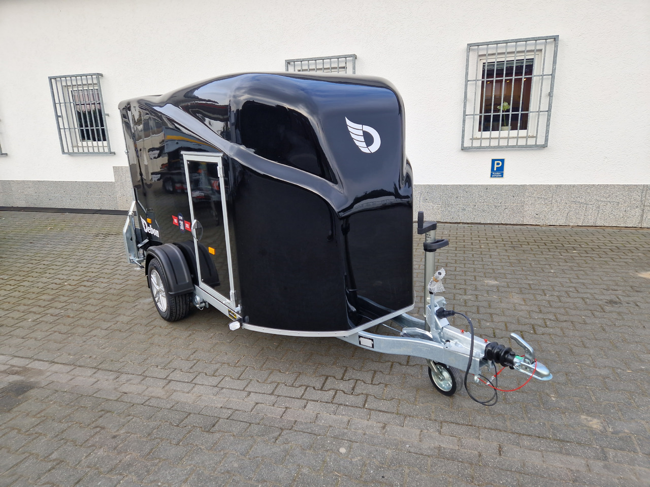 Remorcă furgon Debon Cargo 1300 300x152x168cm black Seitentür Alufelgen darkl Pullman II 100km/H 1300kg Modell 25: Foto 6