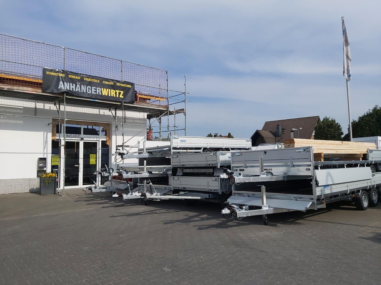 MEDAX - 2 3000 502x203x30cm 12" niedrig Fahrwerk (XXL) 3000kg - Remorcă platformă: Foto 1 MEDAX - 2 3000 502x203x30cm 12" niedrig Fahrwerk (XXL) 3000kg - Remorcă platformă: Foto 1