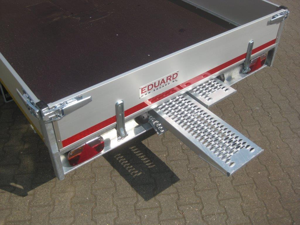 Multi Transporter 406x200x30cm Rampen Seilwinde 13" niedrig Fahrwerk (XL) 2700kg - Remorcă platformă: Foto 5 Multi Transporter 406x200x30cm Rampen Seilwinde 13" niedrig Fahrwerk (XL) 2700kg - Remorcă platformă: Foto 5