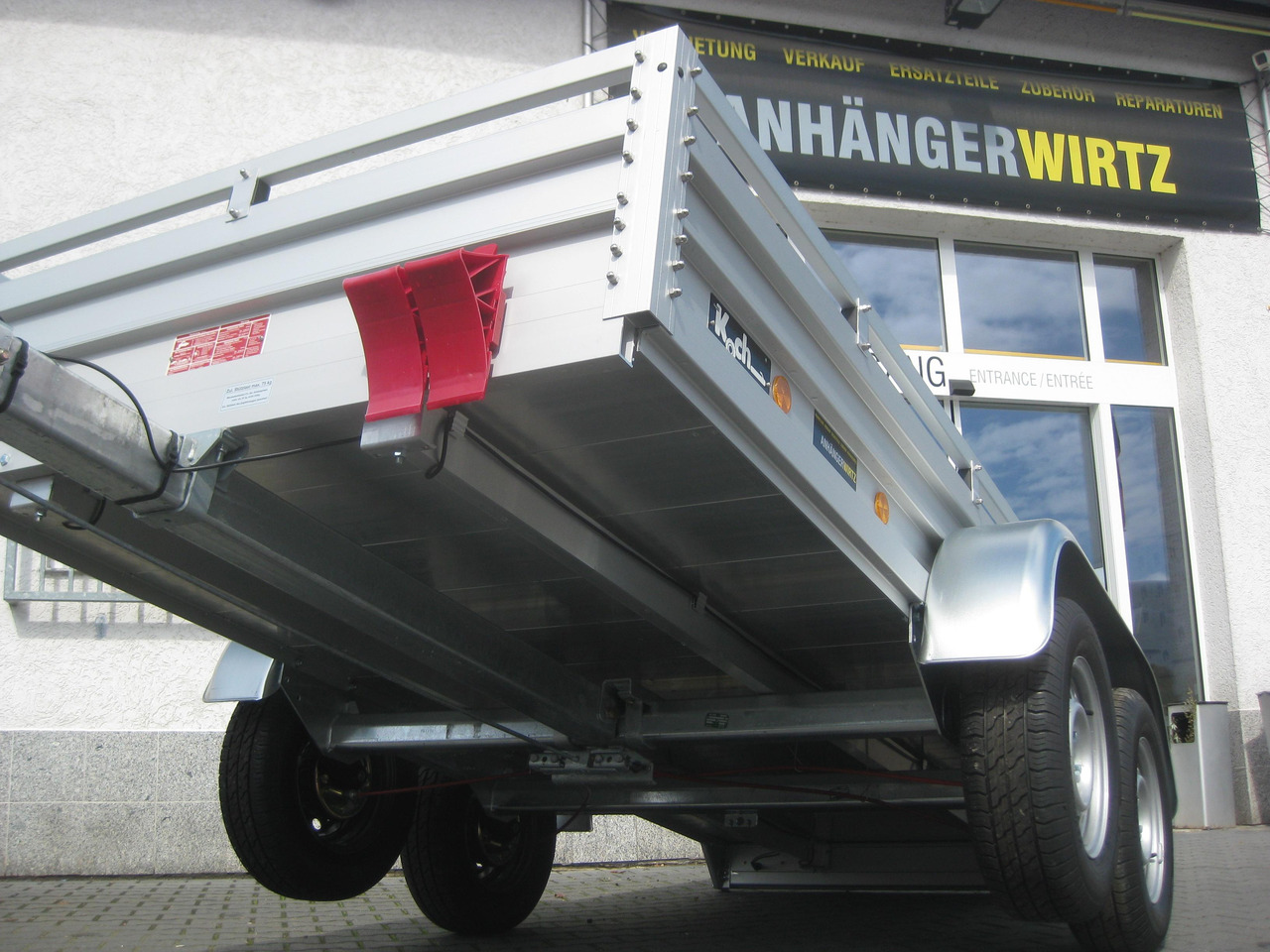 Leasing de  PKW Anhänger Koch Aluline+ 350x150x44cm ALUBODEN (L) 2600kg PKW Anhänger Koch Aluline+ 350x150x44cm ALUBODEN (L) 2600kg: Foto 7