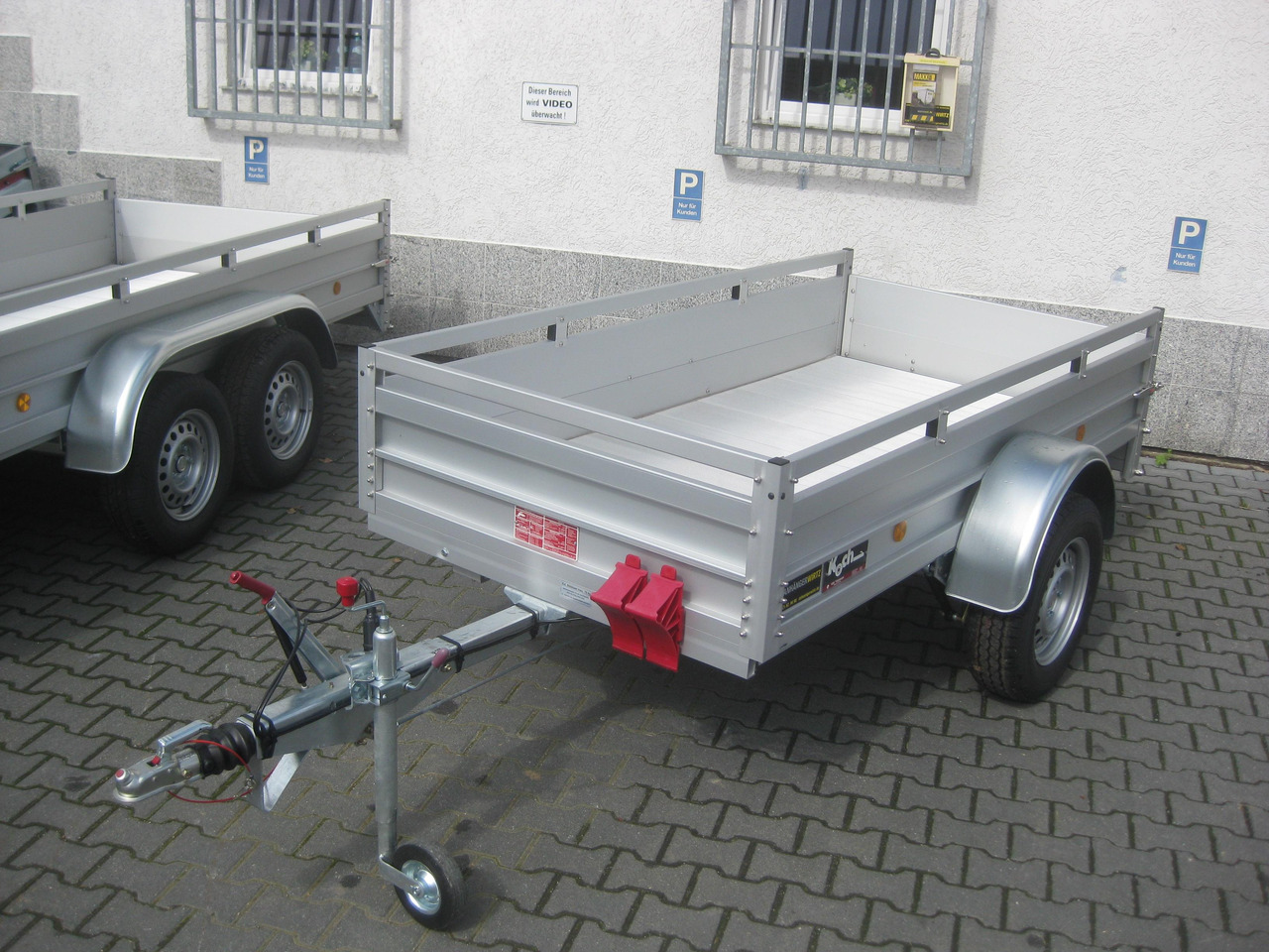 PKW Anhänger Koch Aluline+ 4.13 250x125x44cm ALUBODEN (S) 1300kg 100 km/H Online Abverkauf - Remorca auto: Foto 1 PKW Anhänger Koch Aluline+ 4.13 250x125x44cm ALUBODEN (S) 1300kg 100 km/H Online Abverkauf - Remorca auto: Foto 1