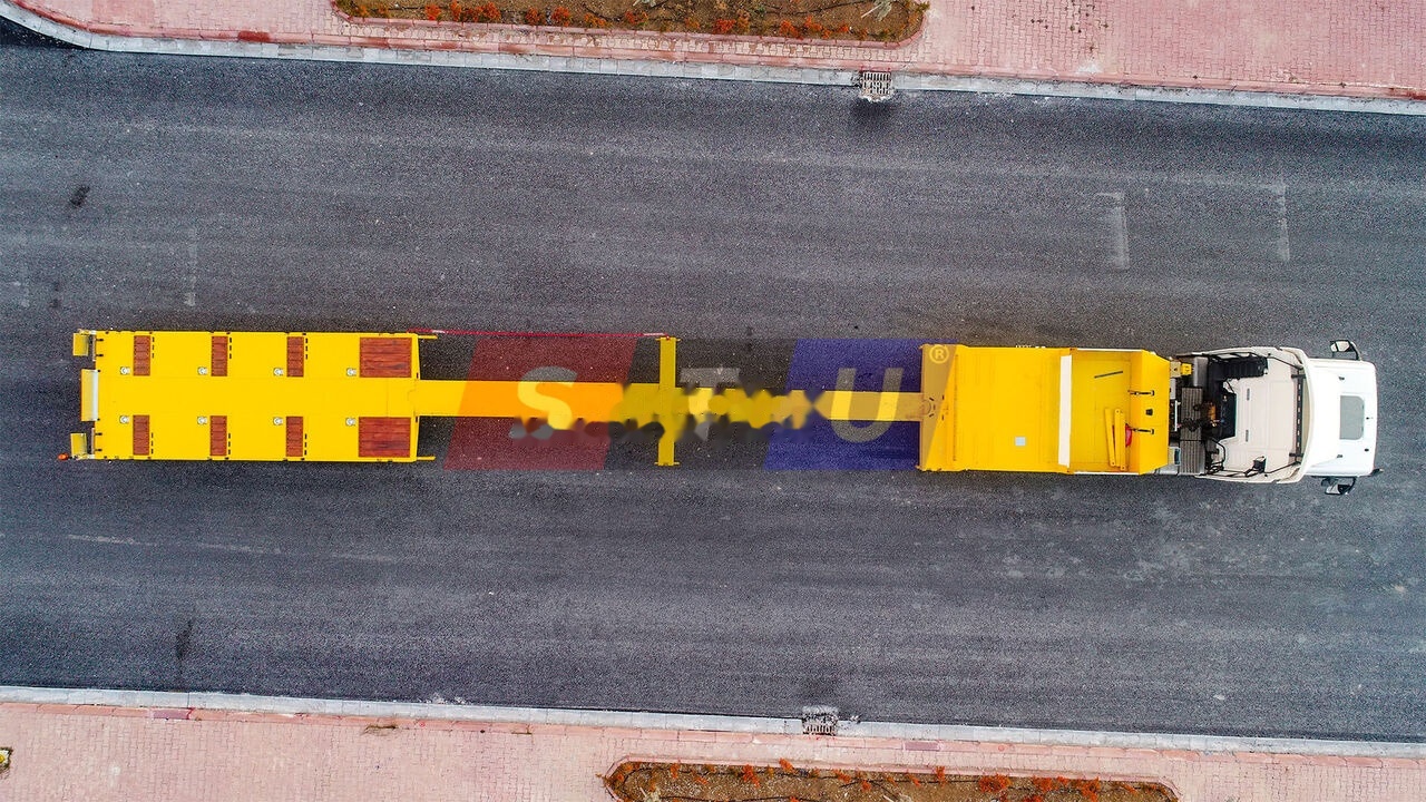 STU 3 Axle Hydraulic Steering Low Loader - Semiremorcă transport agabaritic: Foto 4 STU 3 Axle Hydraulic Steering Low Loader - Semiremorcă transport agabaritic: Foto 4