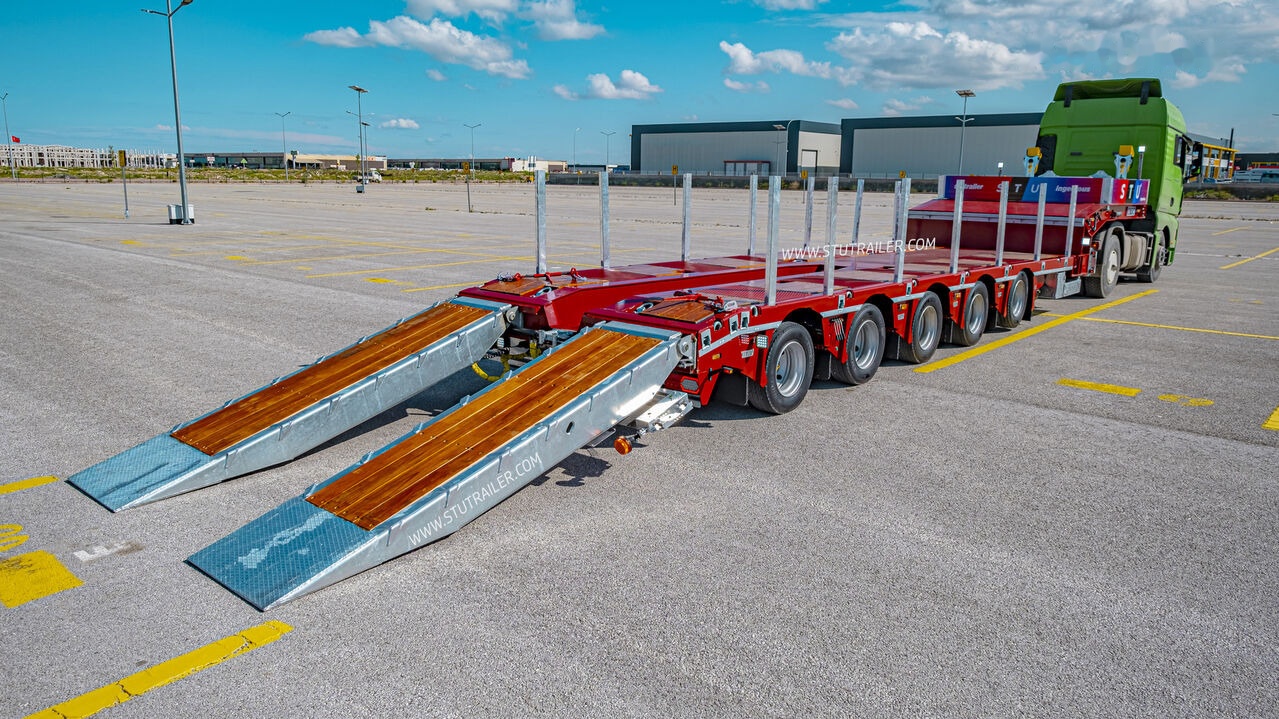 STU 5 Axle Lowbed / Extendable - Semiremorcă transport agabaritic: Foto 4 STU 5 Axle Lowbed / Extendable - Semiremorcă transport agabaritic: Foto 4