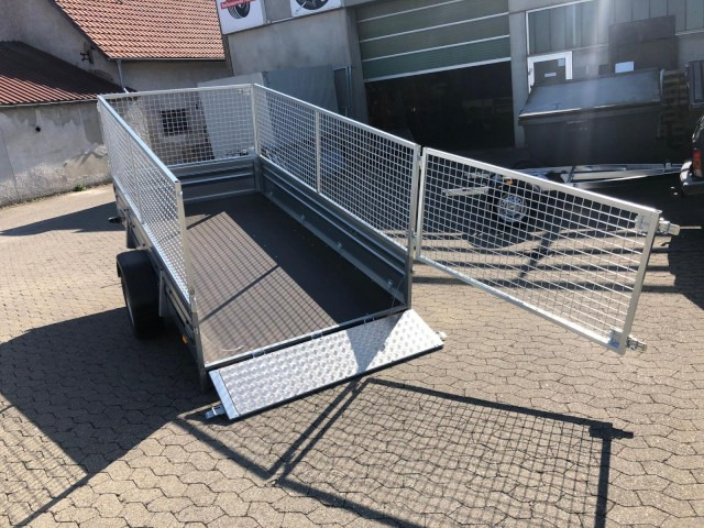 Brenderup 2300S Stahl Laubgitter, 1,3 to. kippbar KV, 3010x1530x400mm - Remorca auto: Foto 1 Brenderup 2300S Stahl Laubgitter, 1,3 to. kippbar KV, 3010x1530x400mm - Remorca auto: Foto 1