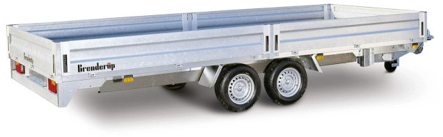 Brenderup 5520WATB3500 Alu Hochlader, 3,5 to. 5170 x 2040 x 330 mm - Remorca auto: Foto 1 Brenderup 5520WATB3500 Alu Hochlader, 3,5 to. 5170 x 2040 x 330 mm - Remorca auto: Foto 1