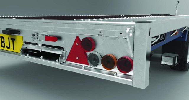 Remorca auto nou Brian James Cargo Connect Universalanhänger mit Hochplane 476-5522-35-3-10, 5500 x 2290 x 300 mm, 3,5 to., 10 Zoll: Foto 18