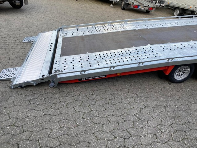Remorcă transport auto nou Brian James T6 Transporter, 230-6553, 5500 x 2220 mm, 3,5 to. kippbar mit Auffahrrampe: Foto 6