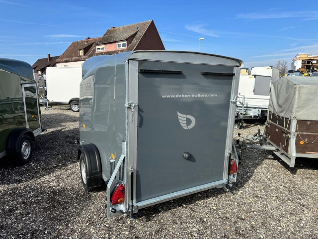 Remorcă furgon nou Cheval Liberte Debon Fourgon Cargo 2 Poly +​ Türe Eisengrau 1300 kg, 100 km/h, 300x155x168cm: Foto 8