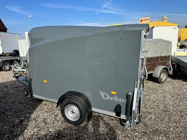 Remorcă furgon nou Cheval Liberte Debon Fourgon Cargo 2 Poly +​ Türe Eisengrau 1300 kg, 100 km/h, 300x155x168cm: Foto 7
