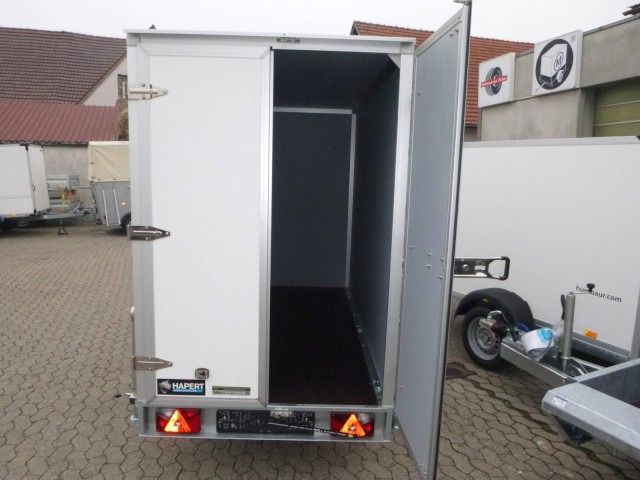 Hapert Sapphire L-1 250x130x180cm, ZG 1,35 to., Koffer Türe - Remorcă furgon: Foto 3 Hapert Sapphire L-1 250x130x180cm, ZG 1,35 to., Koffer Türe - Remorcă furgon: Foto 3
