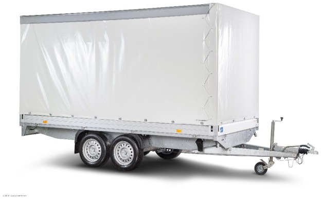 Humbaur HT 254118 Hochlader mit Plane 4100x1850x350mm - Remorca auto: Foto 1 Humbaur HT 254118 Hochlader mit Plane 4100x1850x350mm - Remorca auto: Foto 1