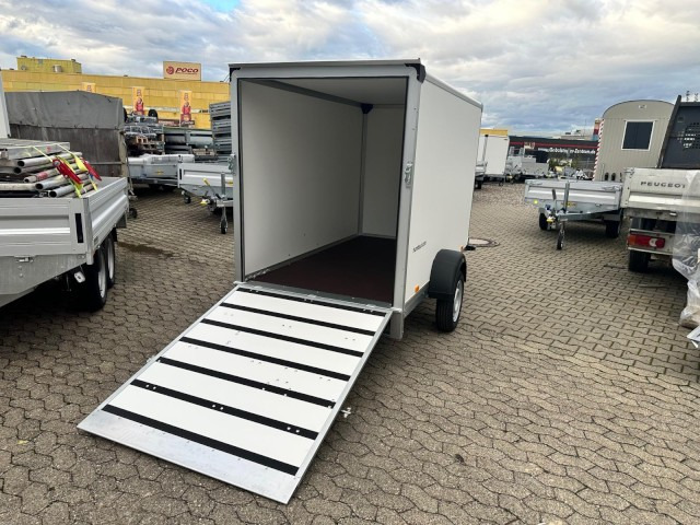 Humbaur Koffer HK 752513-15P, 0,75 t. 2510 x 1310 x 1520 mm, 100 km/h - Remorcă furgon: Foto 1 Humbaur Koffer HK 752513-15P, 0,75 t. 2510 x 1310 x 1520 mm, 100 km/h - Remorcă furgon: Foto 1