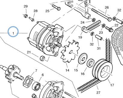 Alternator 20776758 for Volvo L40, L40B, L45, L45B - Alternator pentru Încărcător frontal pe pneuri: Foto 2 Alternator 20776758 for Volvo L40, L40B, L45, L45B - Alternator pentru Încărcător frontal pe pneuri: Foto 2