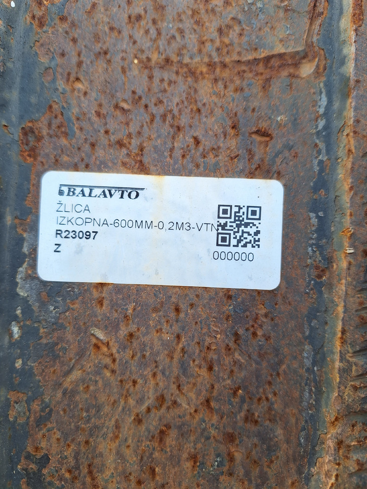 Digging bucket 600 mm VTN - Cupă excavator: Foto 5 Digging bucket 600 mm VTN - Cupă excavator: Foto 5