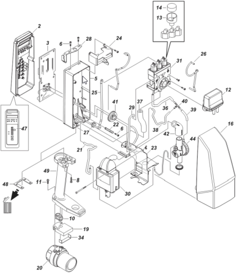 MXA0044 22 DeLaval milking unit MU486 Part No. 87979930 - Echipamente pentru muls: Foto 4 MXA0044 22 DeLaval milking unit MU486 Part No. 87979930 - Echipamente pentru muls: Foto 4