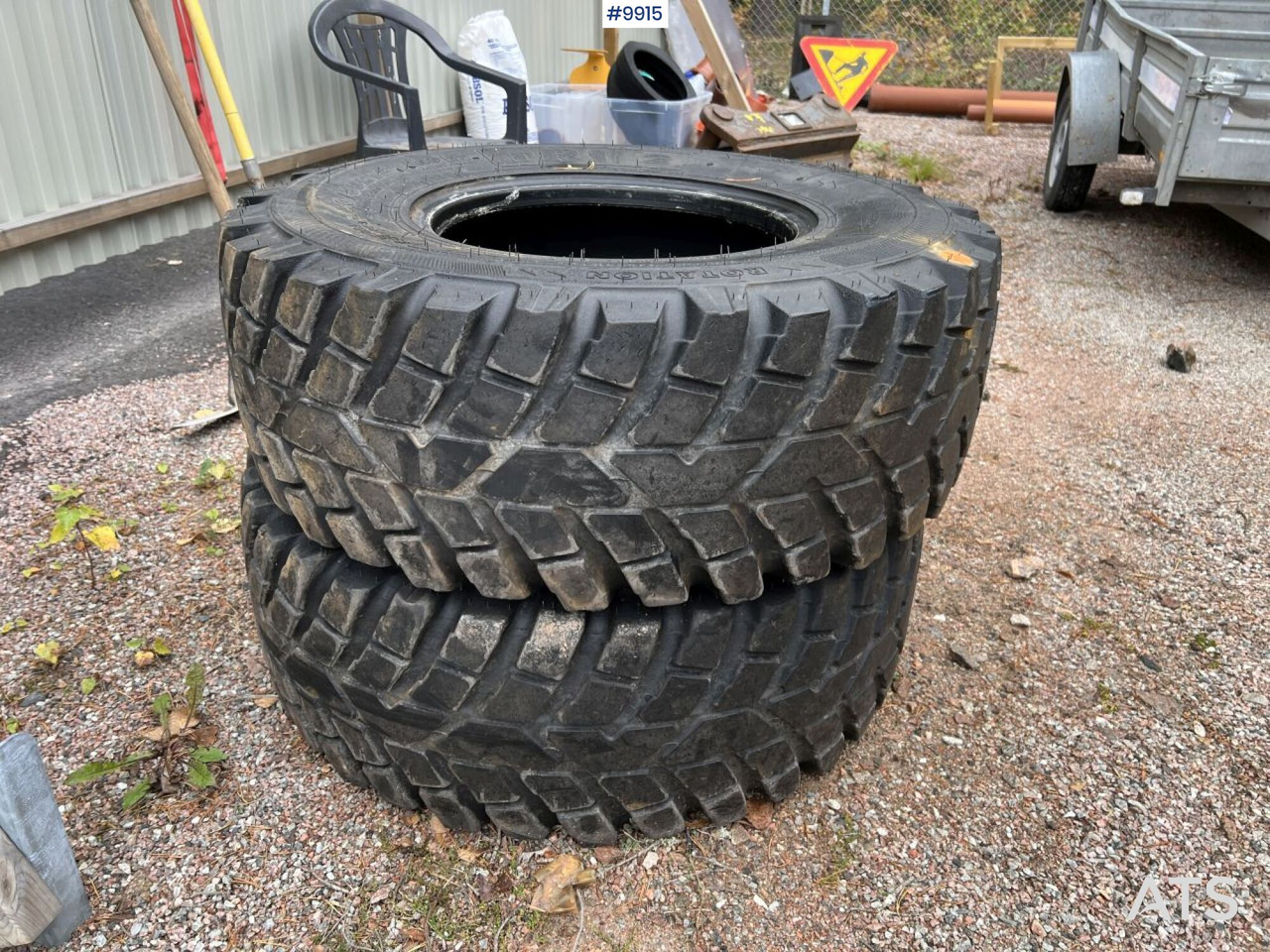 2 st NOKIAN 340/80R18 däck - Anvelopă pentru Utilaje constructii: Foto 1 2 st NOKIAN 340/80R18 däck - Anvelopă pentru Utilaje constructii: Foto 1