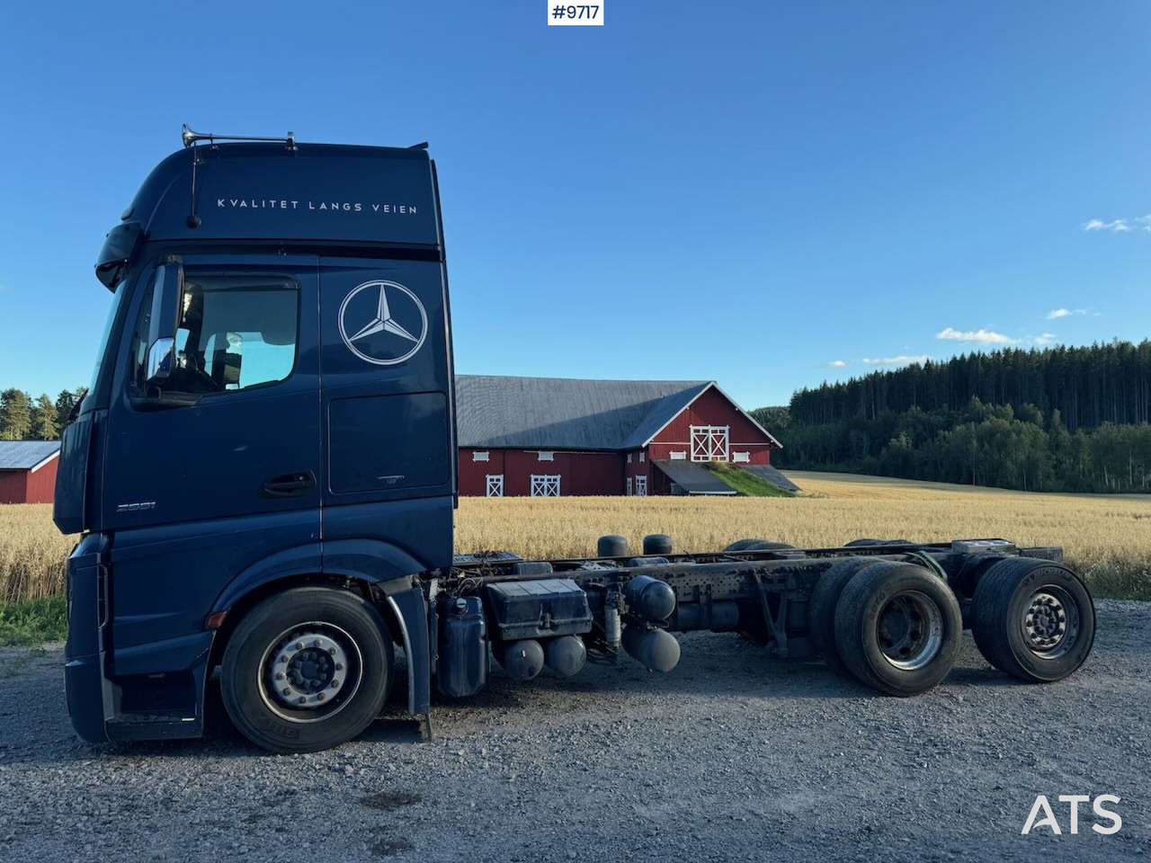 2014 Mercedes Actros 2551 Chassis. Rep object. - Camion şasiu: Foto 2 2014 Mercedes Actros 2551 Chassis. Rep object. - Camion şasiu: Foto 2
