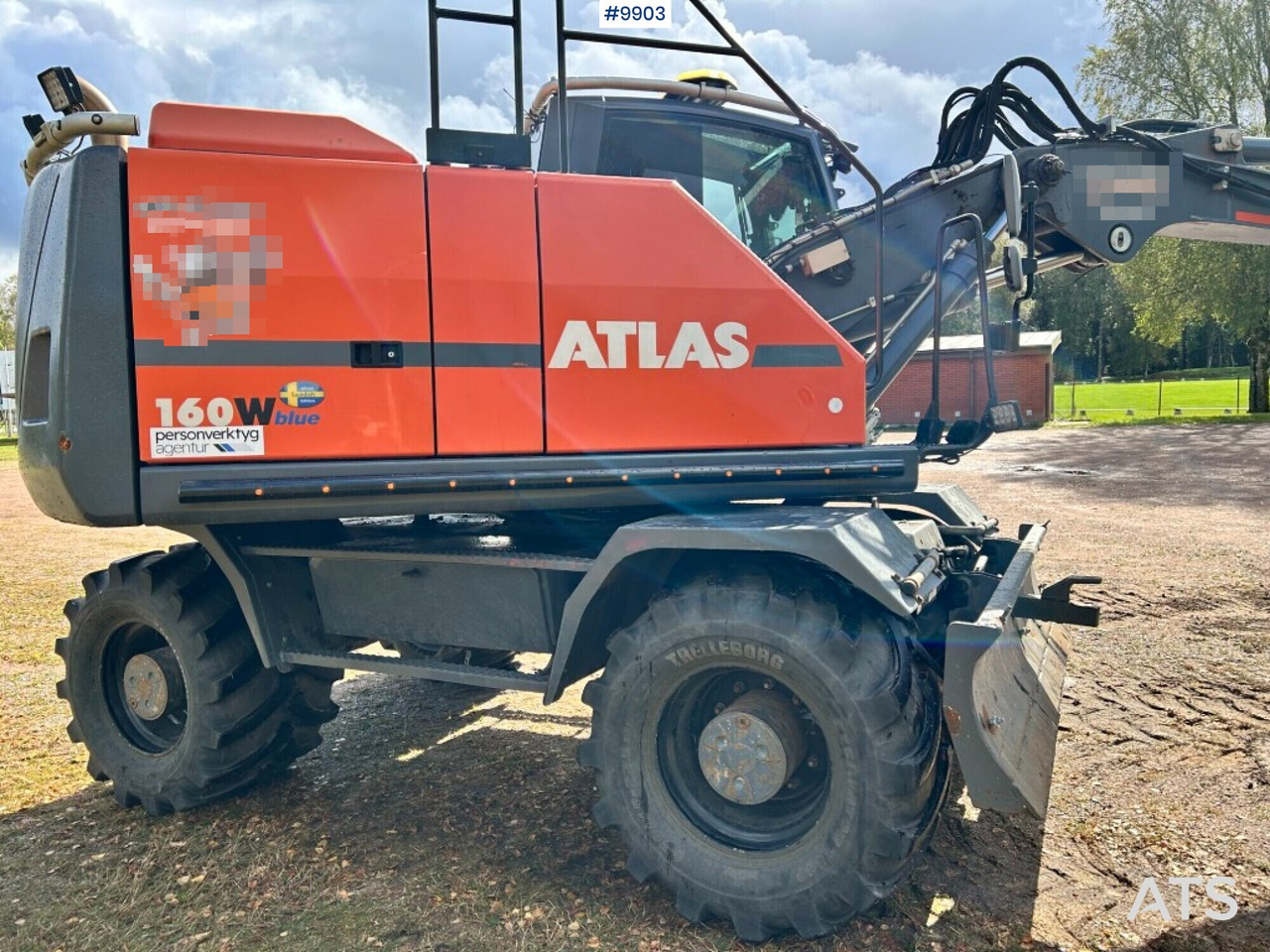 Atlas 160 wheel excavator with tiltrotator and attachments - Excavator pe roţi: Foto 4 Atlas 160 wheel excavator with tiltrotator and attachments - Excavator pe roţi: Foto 4