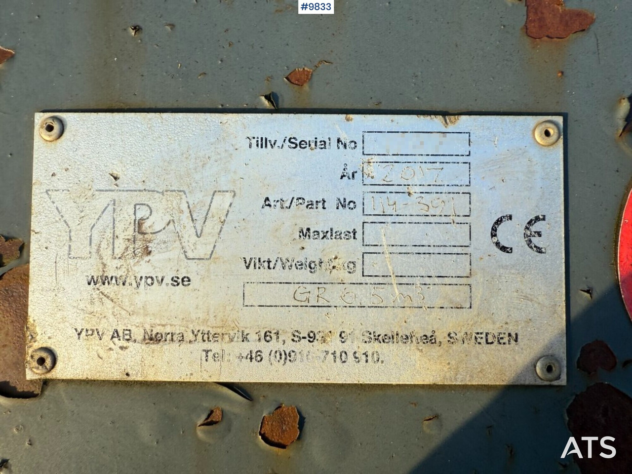 Bucket YPV GR 6.5m3 Large large BM - Cupă incărcător: Foto 5 Bucket YPV GR 6.5m3 Large large BM - Cupă incărcător: Foto 5