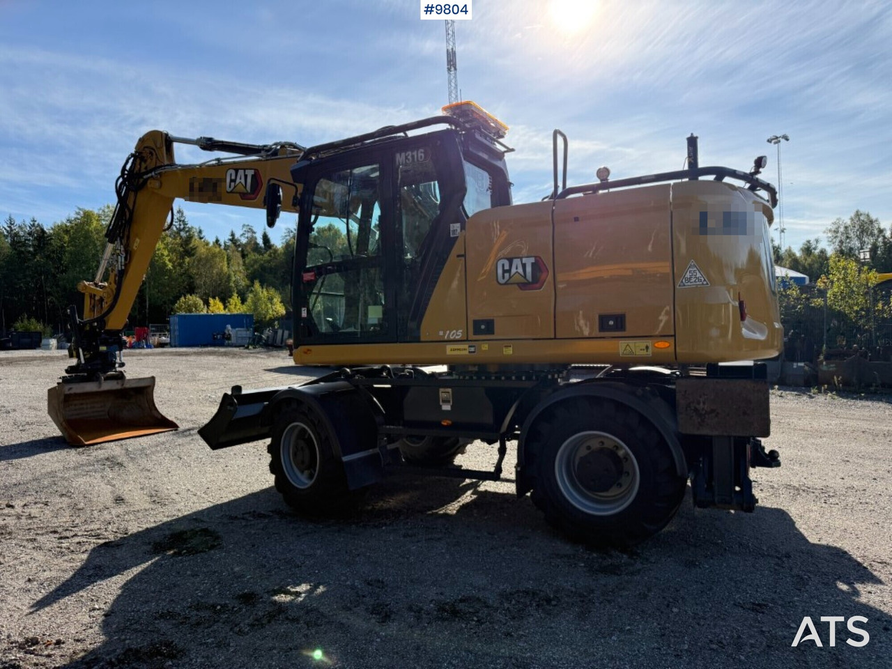 CAT M316 wheel excavator with tiltrotator, 3D excavation system, and grader bucket - Excavator pe roţi: Foto 5 CAT M316 wheel excavator with tiltrotator, 3D excavation system, and grader bucket - Excavator pe roţi: Foto 5