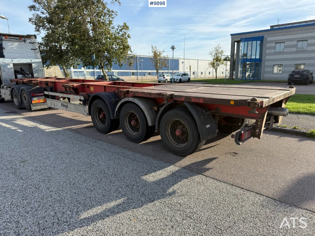 Container chassis Fliegl SDS 400 - Semiremorcă transport containere/ Swap body: Foto 2 Container chassis Fliegl SDS 400 - Semiremorcă transport containere/ Swap body: Foto 2
