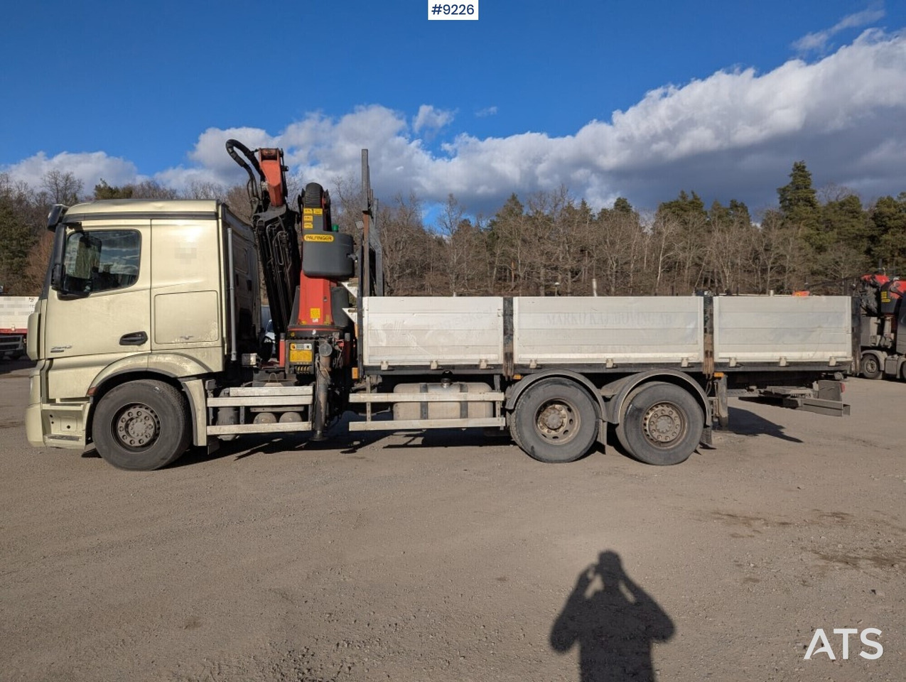 Leasing de  Crane Truck Mercedes-Benz Actros 2542 Crane Truck Mercedes-Benz Actros 2542: Foto 16