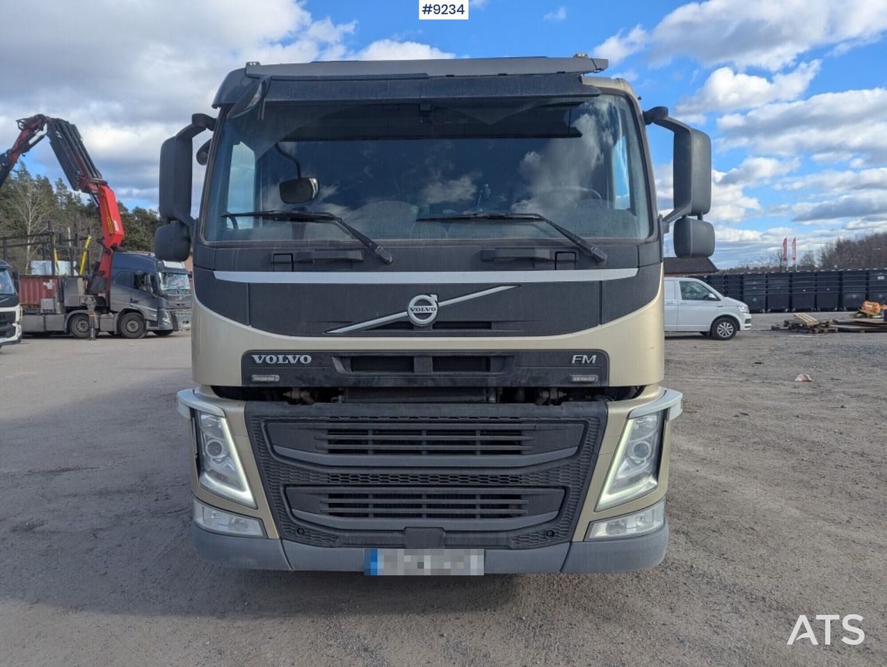 Camion platformă, Camion cu macara Crane Truck Volvo FM 330 4X2 with tail lift: Foto 19