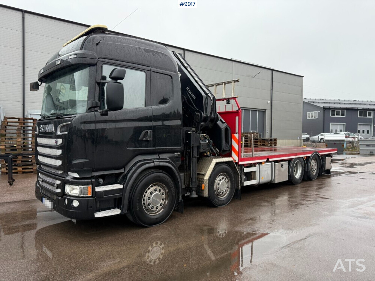 Crane truck/Flatbed truck Scania R520 8X2*6 HIAB XS 855E-8 HIPRO - Camion platformă, Camion cu macara: Foto 1 Crane truck/Flatbed truck Scania R520 8X2*6 HIAB XS 855E-8 HIPRO - Camion platformă, Camion cu macara: Foto 1