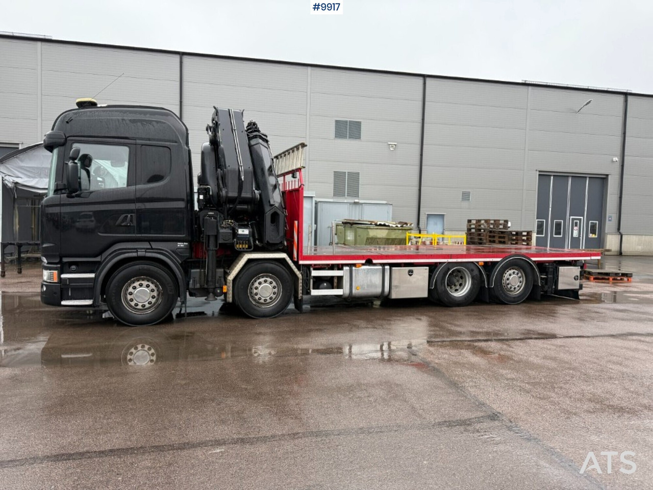 Crane truck/Flatbed truck Scania R520 8X2*6 HIAB XS 855E-8 HIPRO - Camion platformă, Camion cu macara: Foto 2 Crane truck/Flatbed truck Scania R520 8X2*6 HIAB XS 855E-8 HIPRO - Camion platformă, Camion cu macara: Foto 2