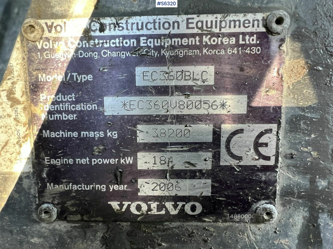 Excavator EXCAVATOR VOLVO EC360 BLC, See video: Foto 17