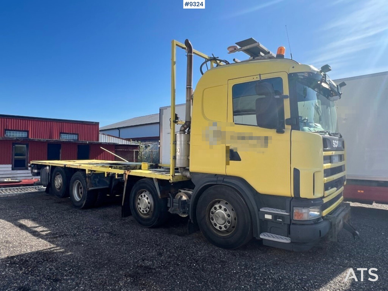 Flatbed truck Scania R124GB8X26NB420 - Camion platformă: Foto 4 Flatbed truck Scania R124GB8X26NB420 - Camion platformă: Foto 4